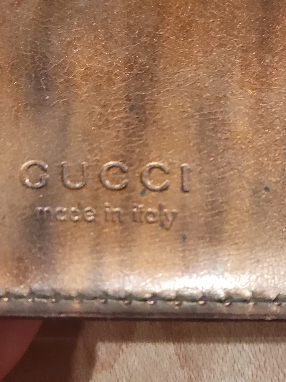 Gucci Brown Long Wallet for Women Solid Logo Clasp Credit Card Slots Clutch