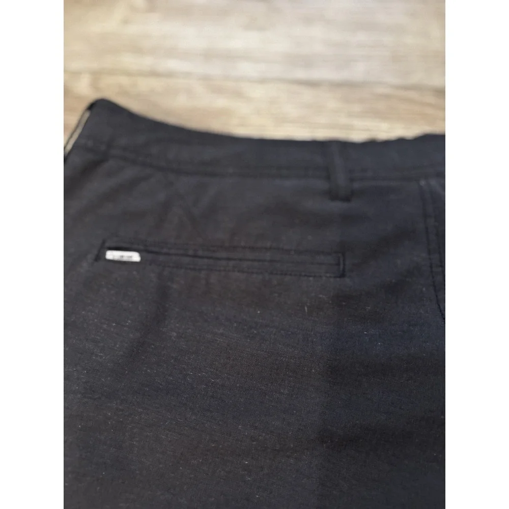Linksoul Boardwalker Shorts Mens 38 Black Performance Stretch Chinos Golf Casual