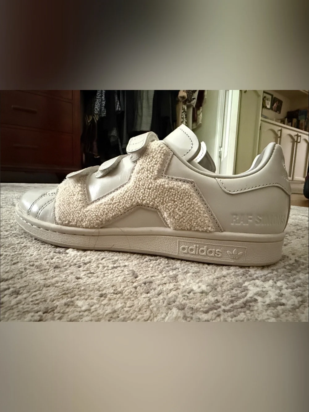 Adidas Raf Simons x adidas Stan Smith Comfort Badge Talc 6.5 US