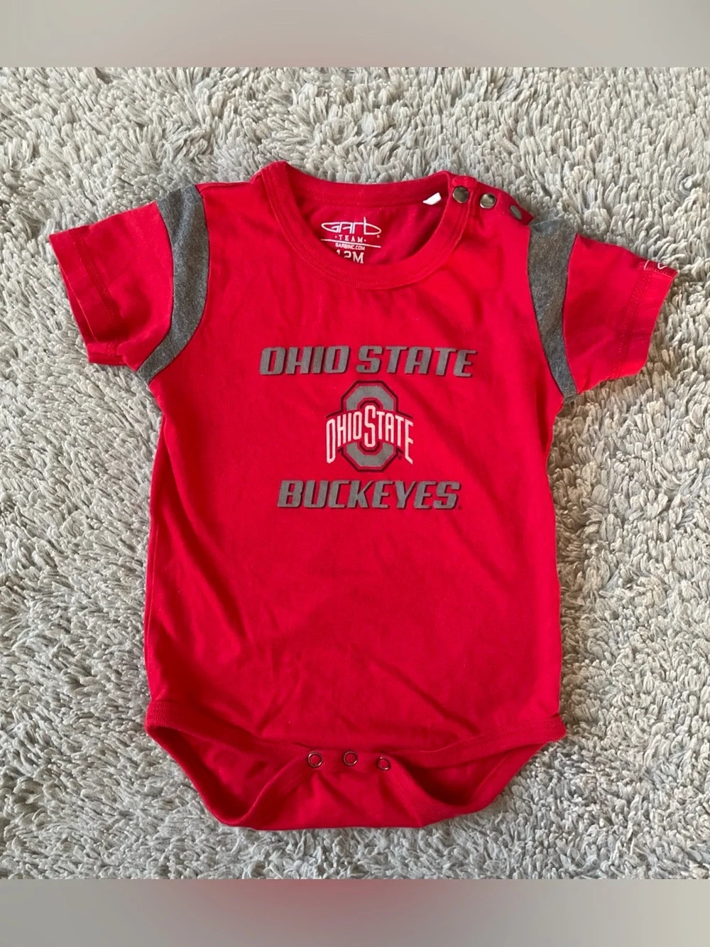 Ohio State Buckeyes 6- 12 Months One Piece Bodysuit