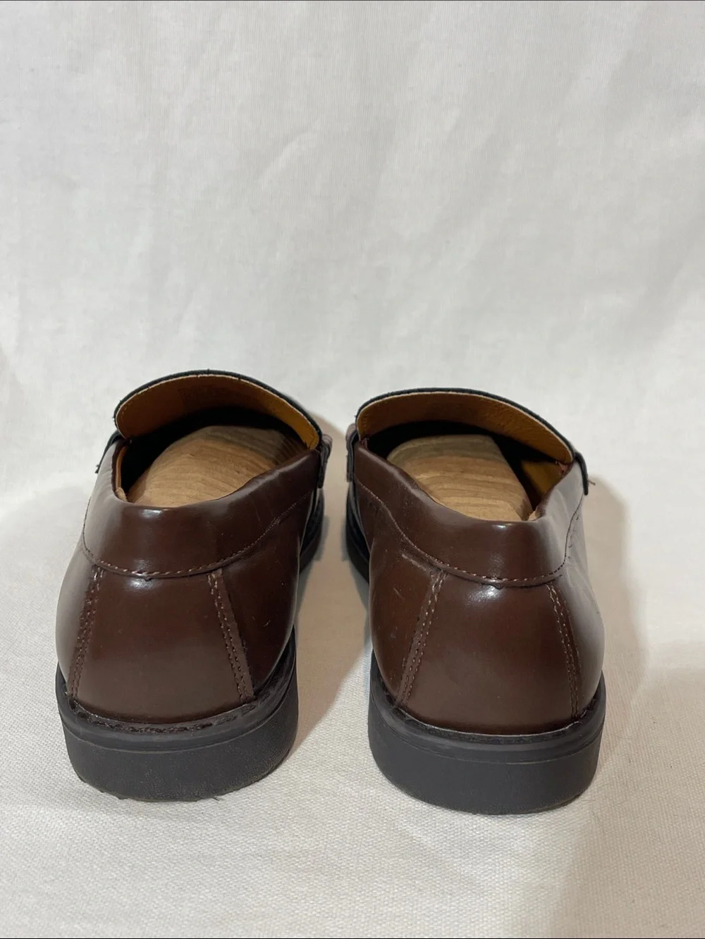 J. Crew Kids Brown Leather Penny Loafers