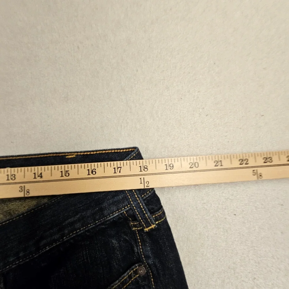 Old Navy Loose Fit Dark Wash Indigo Denim Jeans Mens 36x32 Baggy Wide Leg
