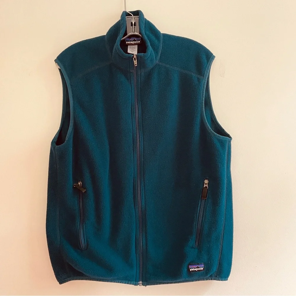 Patagonia Synchilla Fleece Vest Men M Outdoor Cabin Travel Gorpcore Hiking Layer