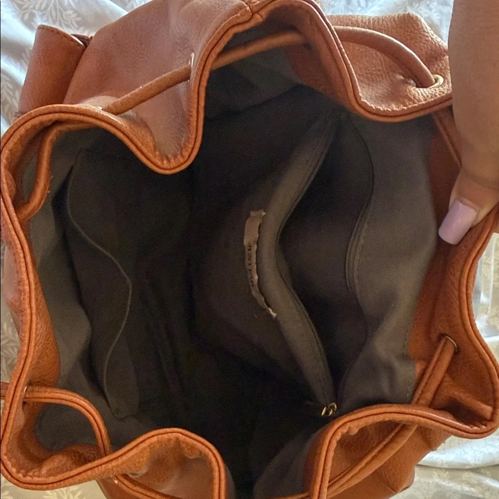 JustFab backpack warm