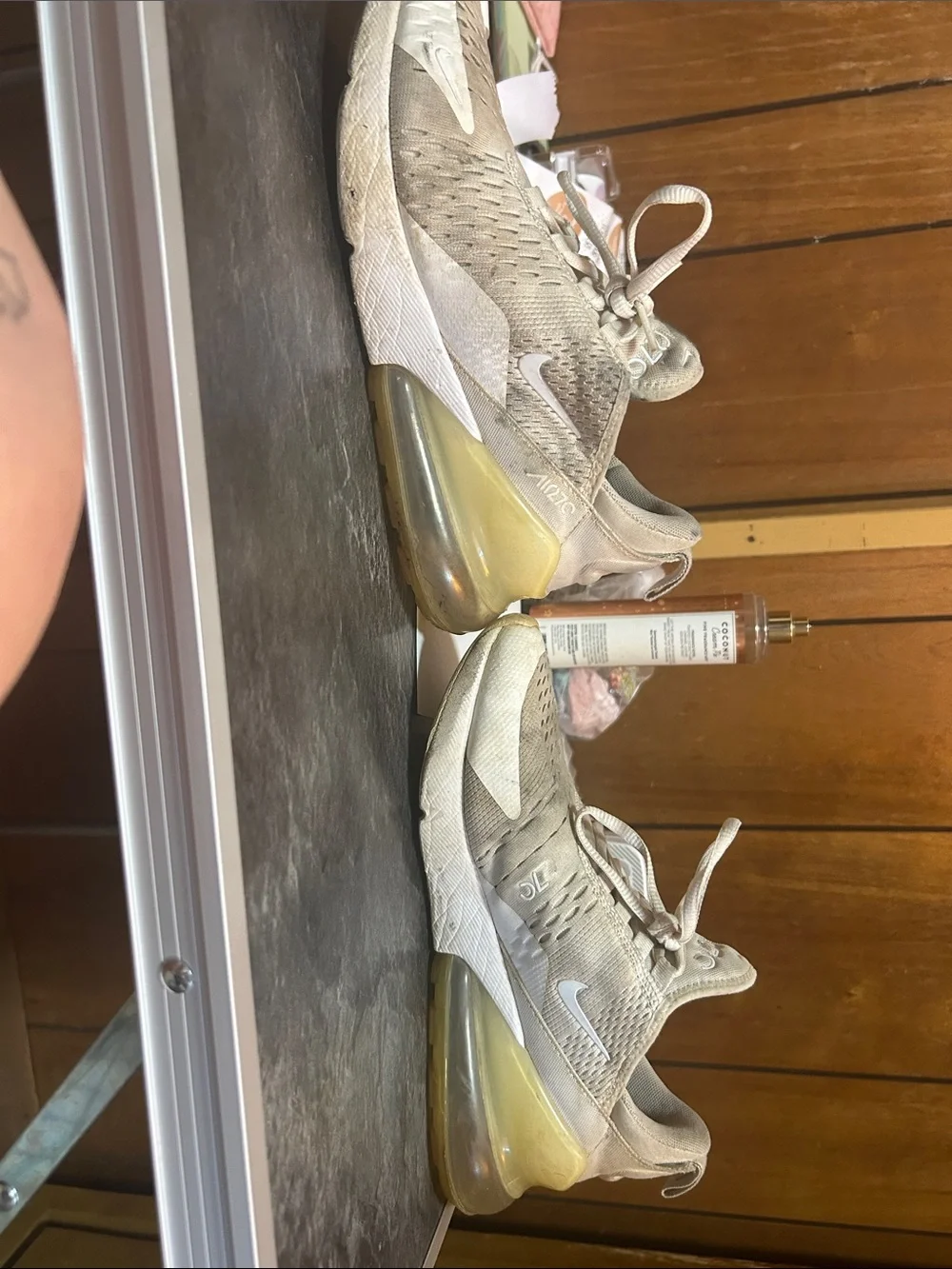 Nike Beige/Olive Air Max 270 Sneakers