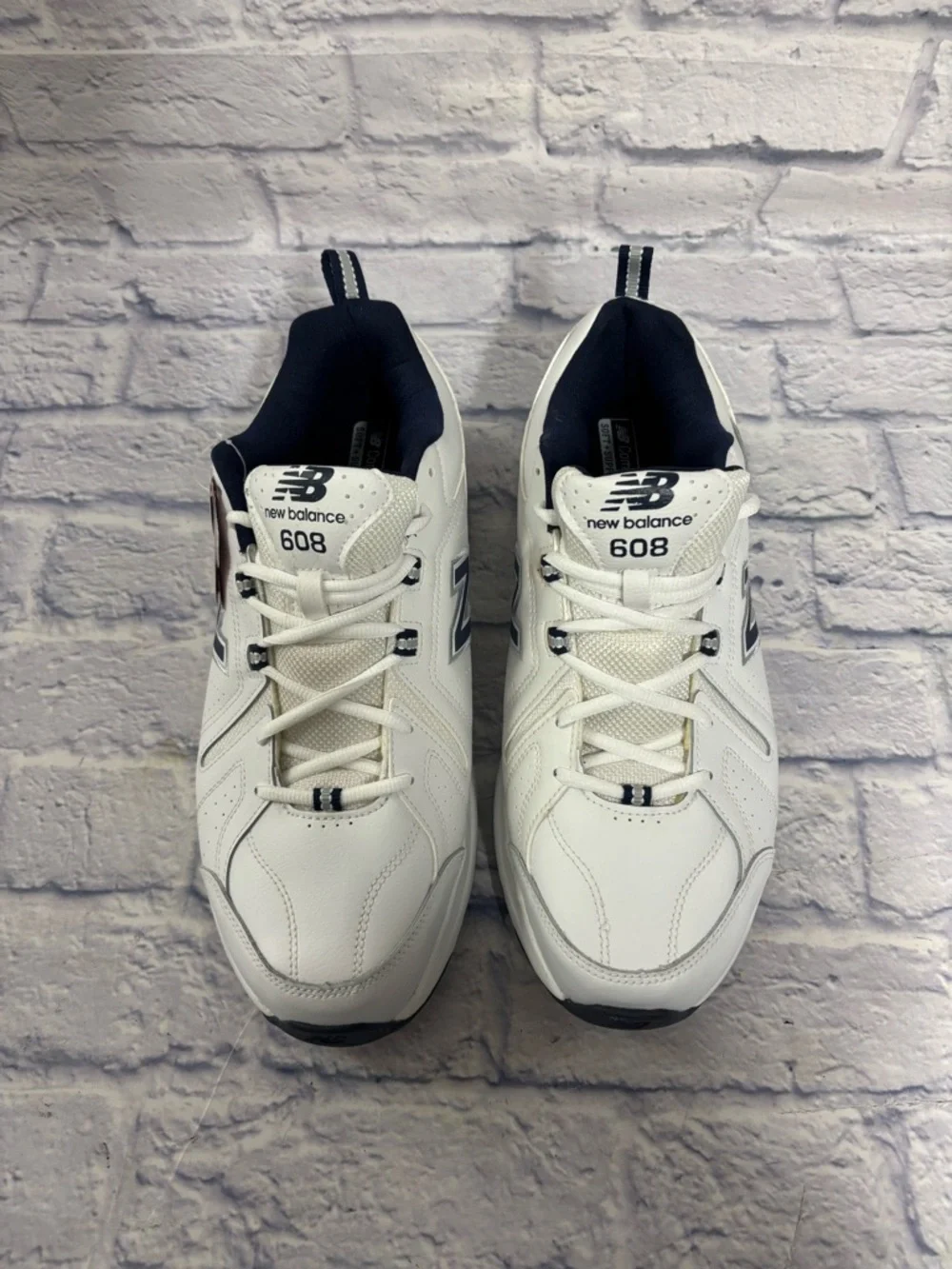 NEW BALANCE 608 V5 SIZE 13 4E EXTRA-WIDE WIDTH WHITE NAVY SNEAKER MX608WN5 NEW