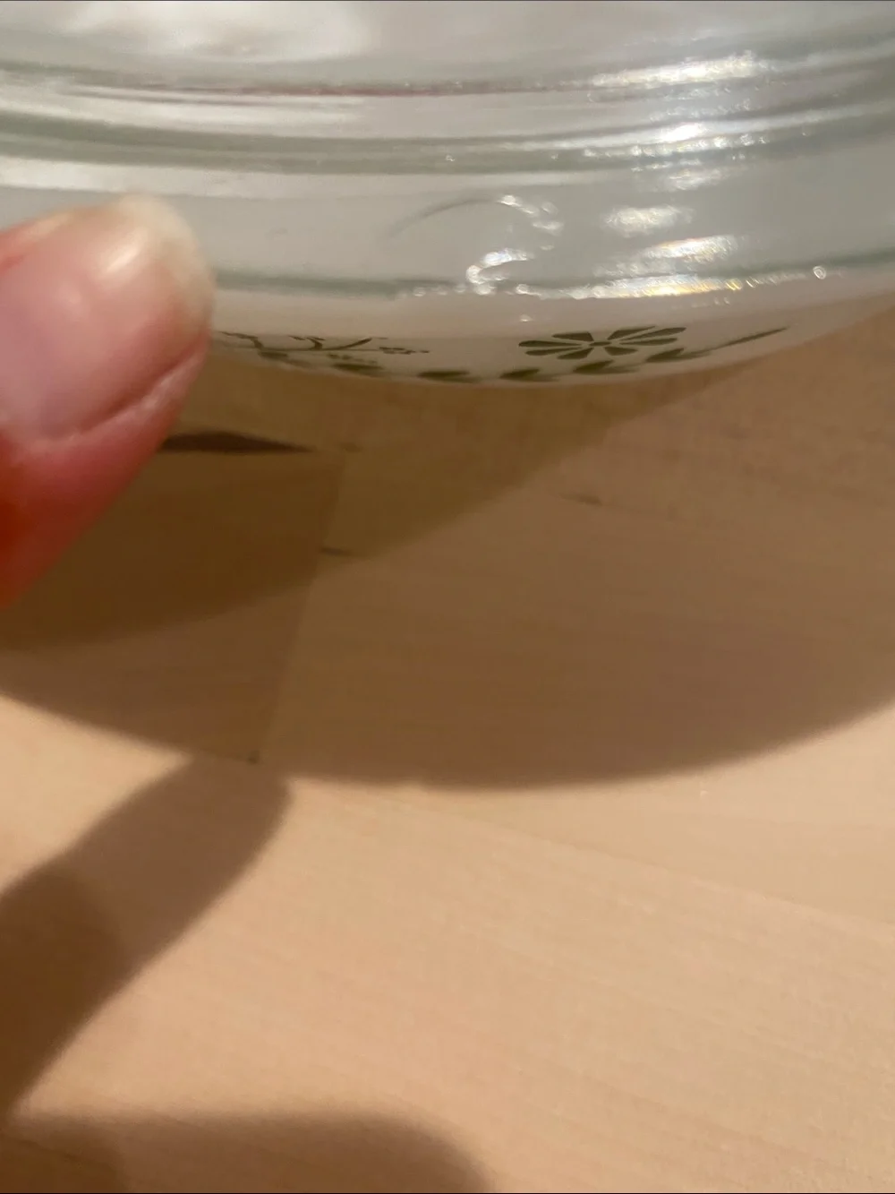 Glasbake white casserole