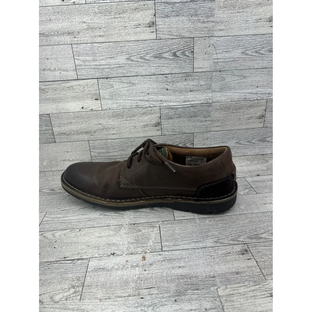 Clarks rugged up