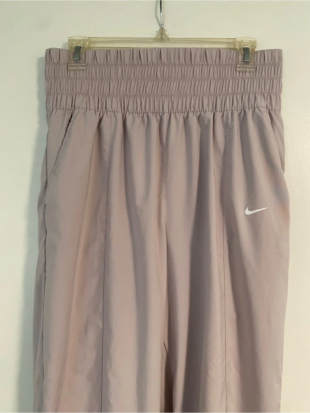 WORN ONCE Nike High Waist Active Wear Pants Women’s L Light Pink Workout Gym