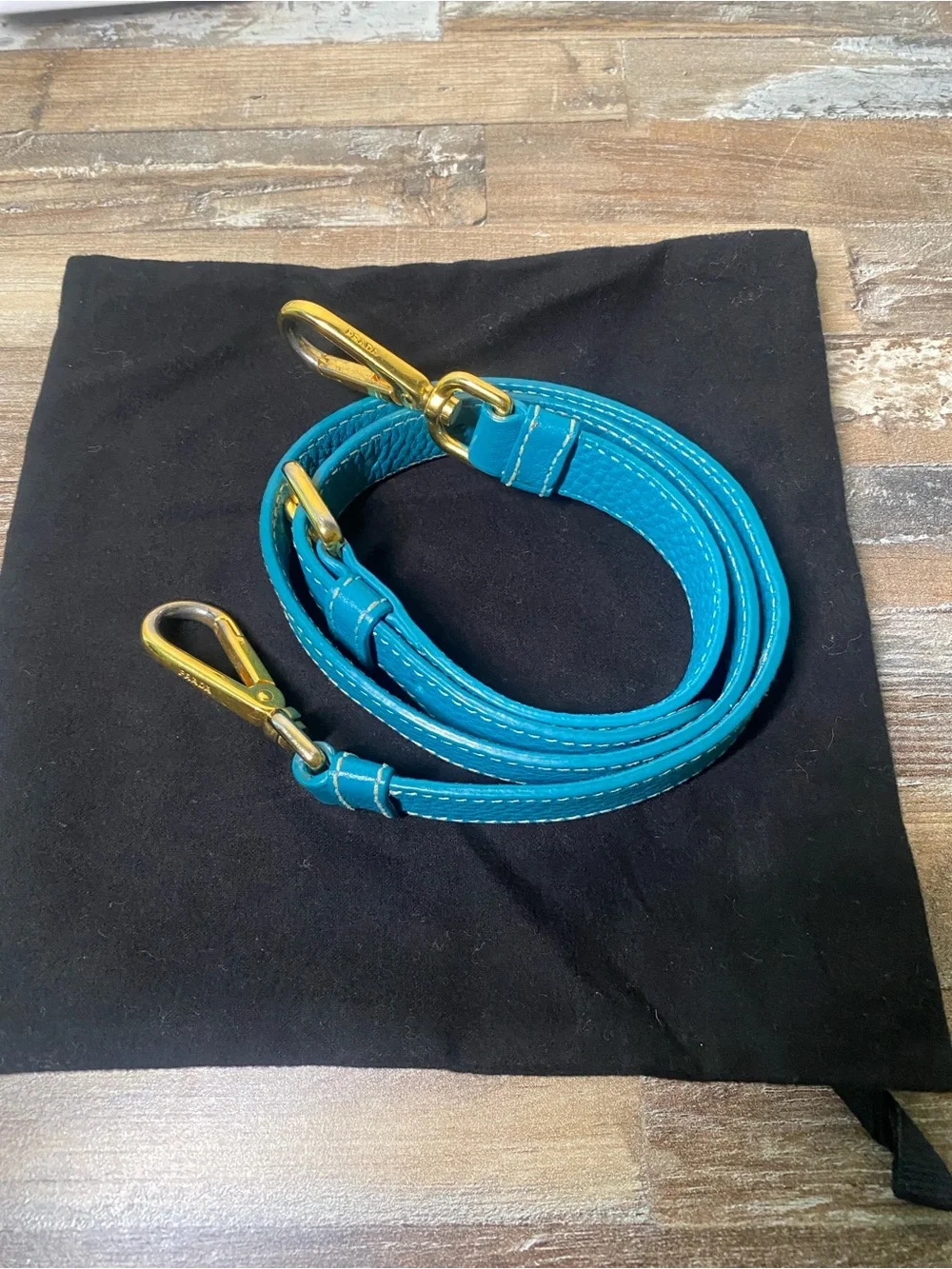 Prada detachable leather