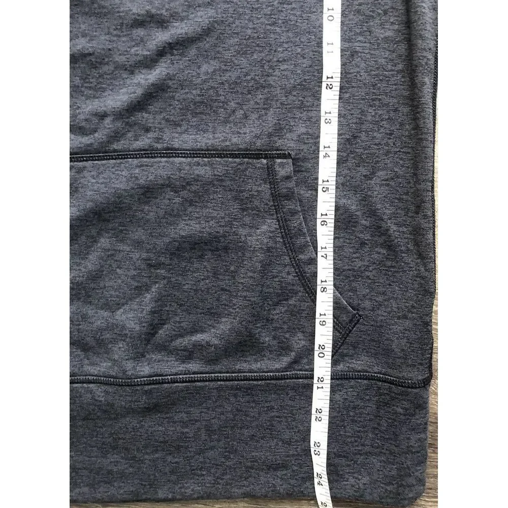Nike Sweatshirt Women's S Gray Pink Therma Fit Thumb‎ holes