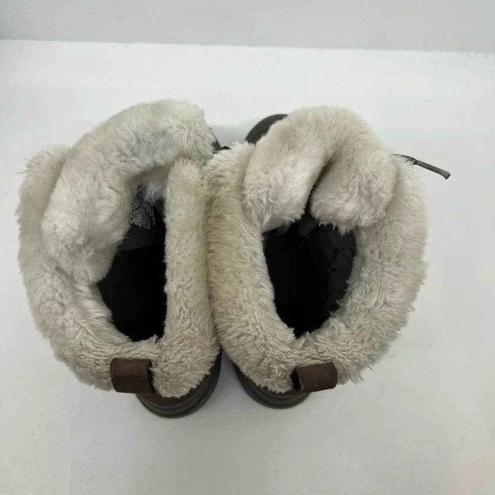 Columbia Sierra Summette Winter Snow Boots Brown waterproof warm women size 7