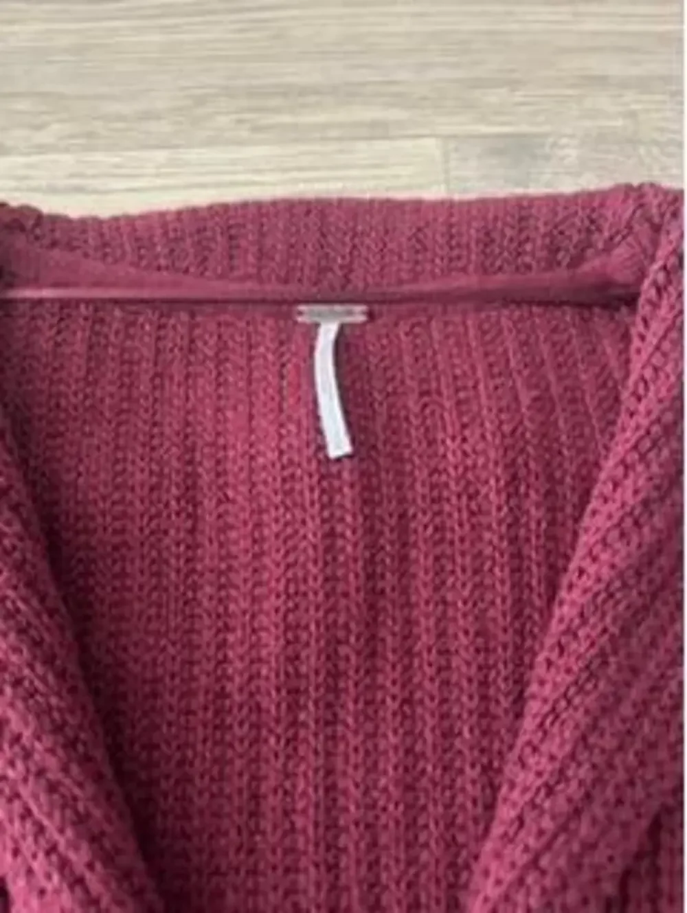 Free People sweater flat