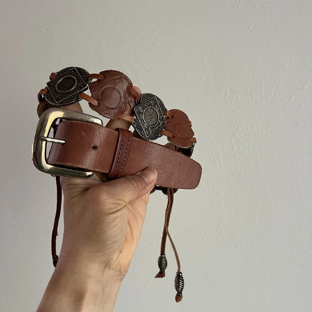 Vintage genuine leather
