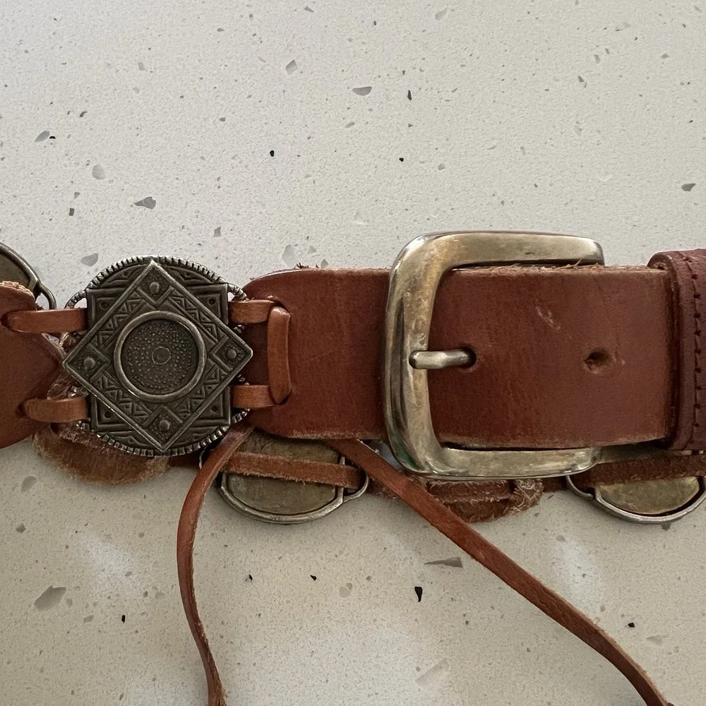 Vintage genuine leather