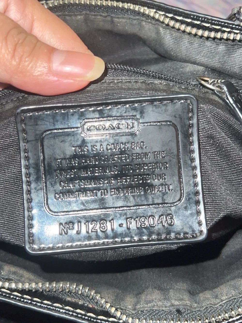 Coach signature canvas