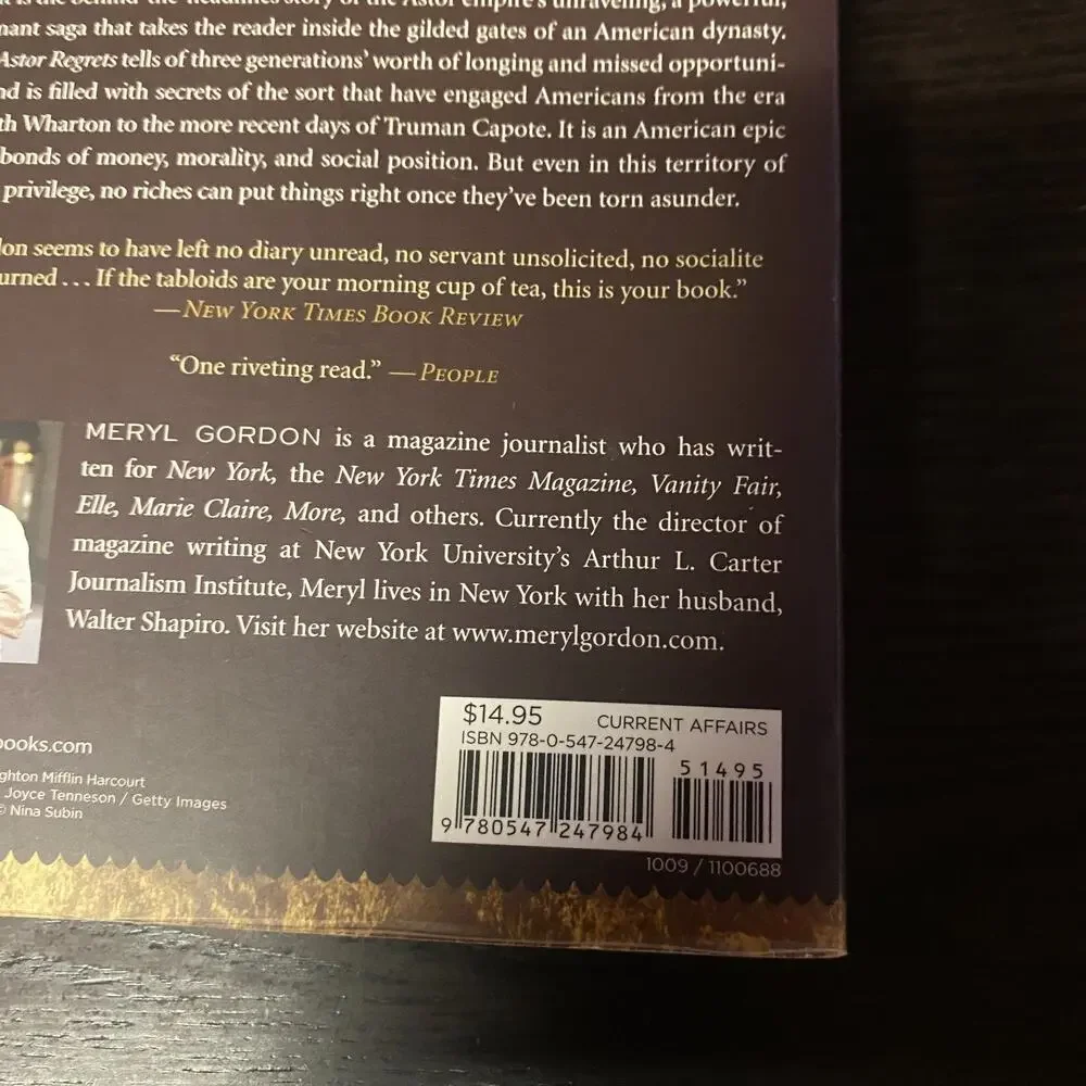 Mrs. Astor Regrets The Hidden Betrayals of a Family Beyond Reproach Meryl Gordon
