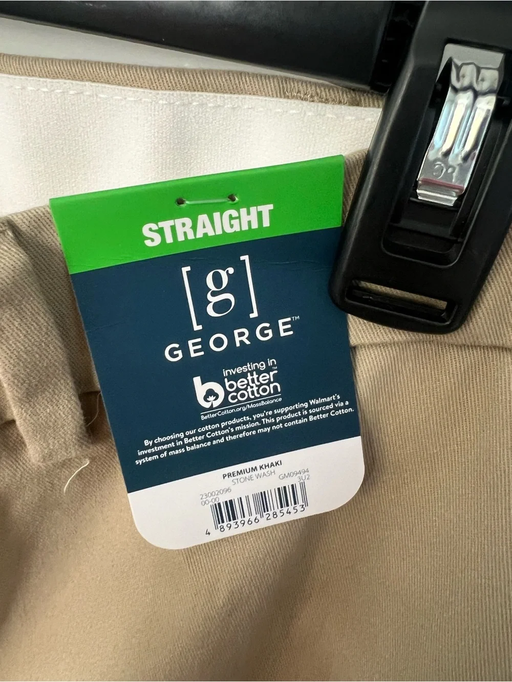 George Tan Straight Fit Chinos
