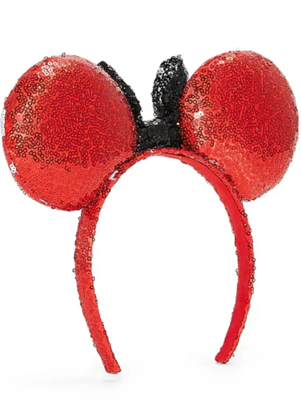 DISNEY |  Minnie Mouse Sequin Ears Headband - Red/Black