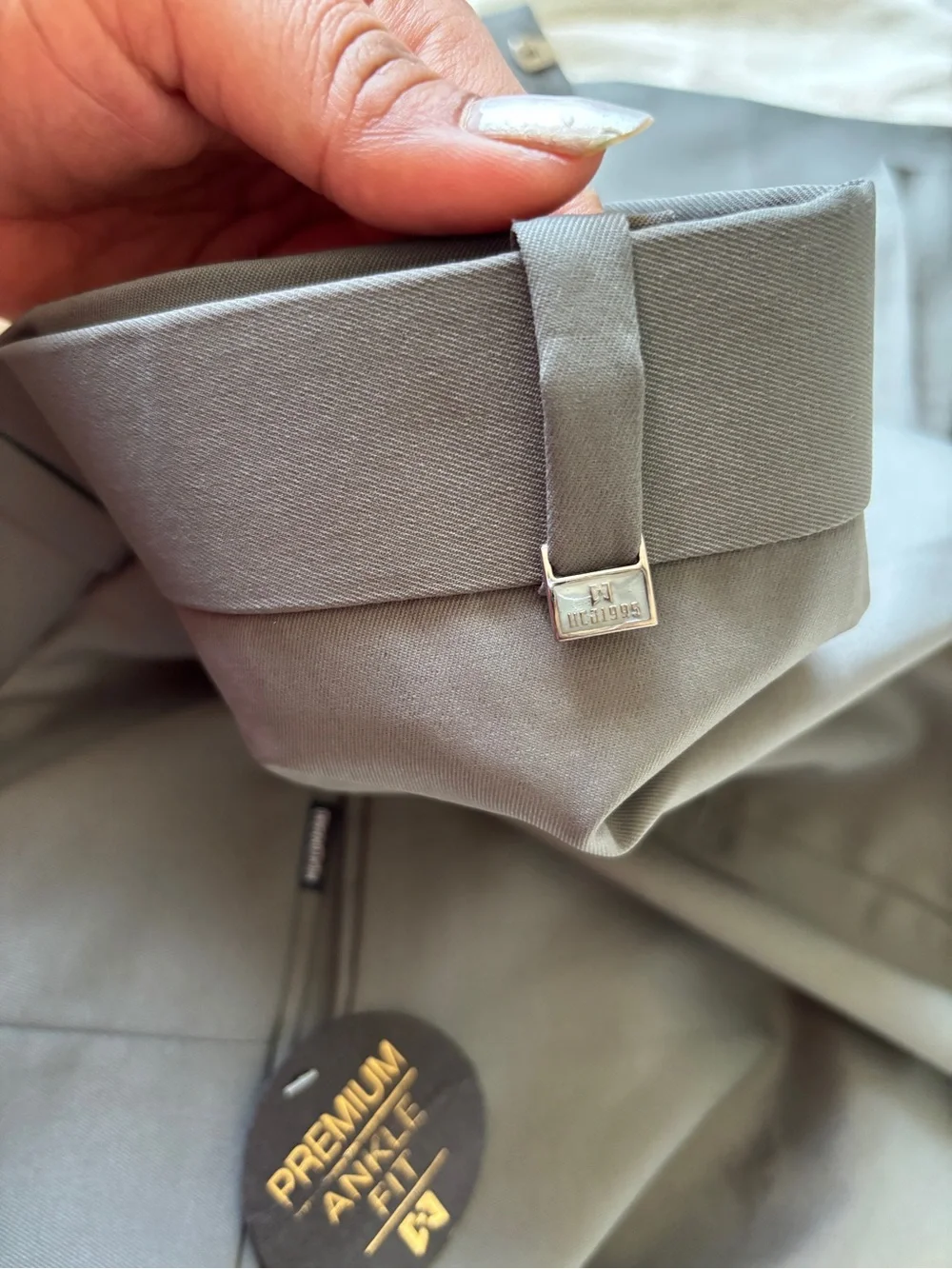 High Command Men’s Charcoal Gray Formal Dress Pants Size 40 Brand New