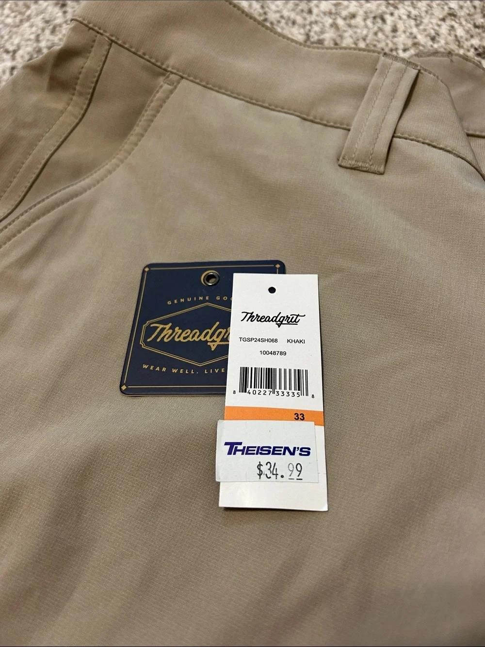 Wrangler lightweight khaki