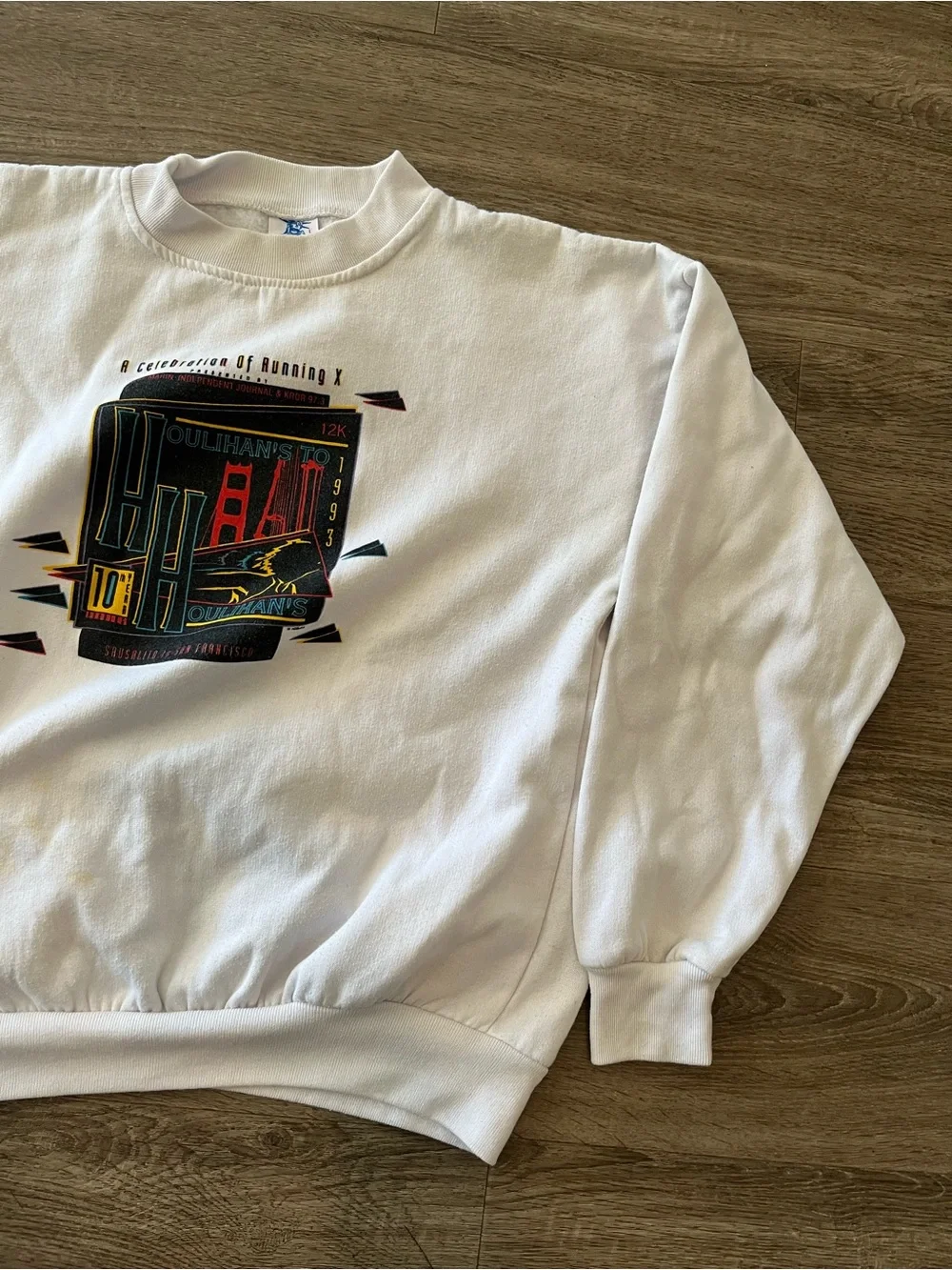Vintage 1993 Houlihans To Houlihans 12K Sweatshirt Mens Large USA Crewneck Rare