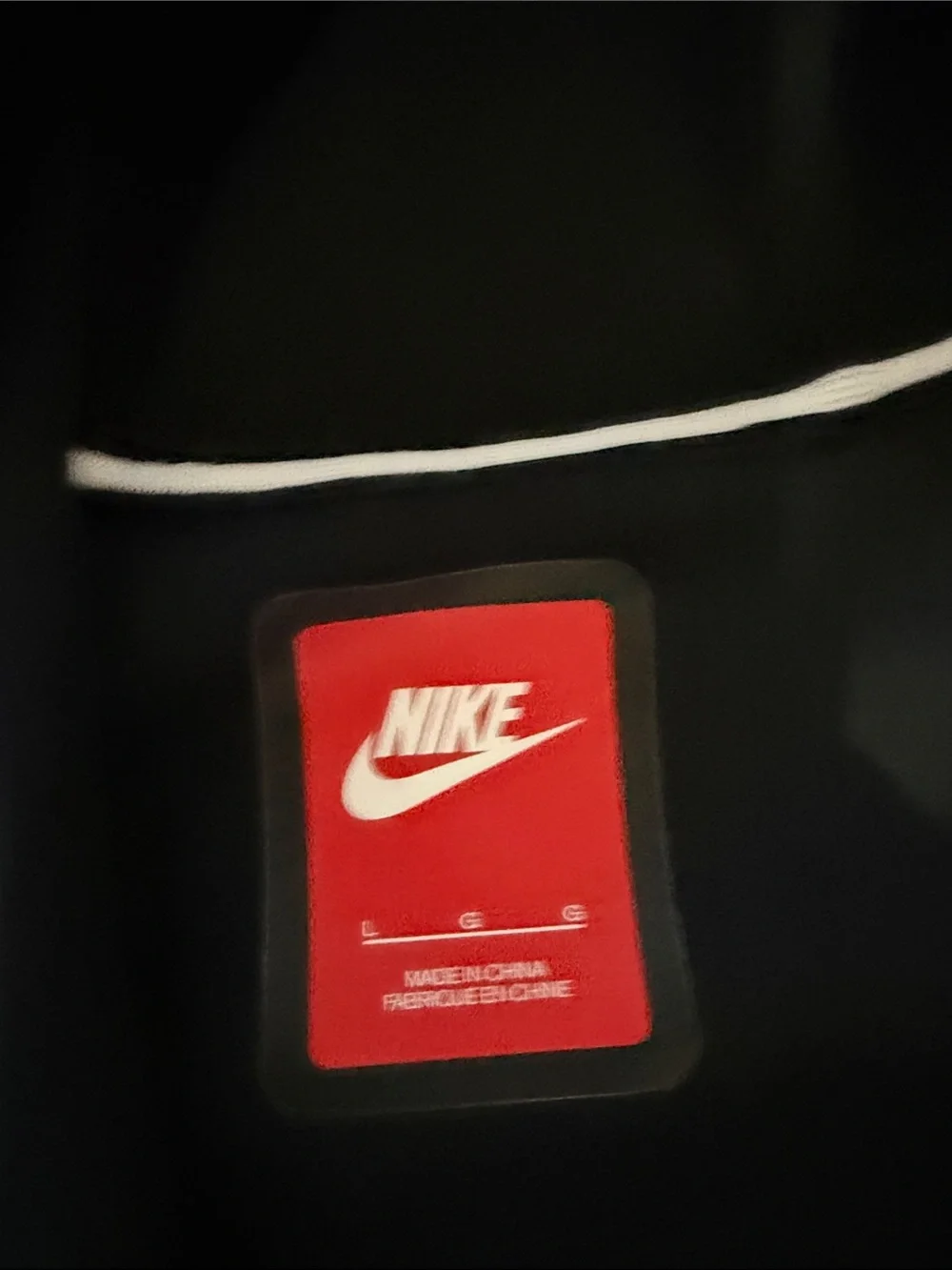 Nike Black Hooded Zip-Up Jacket