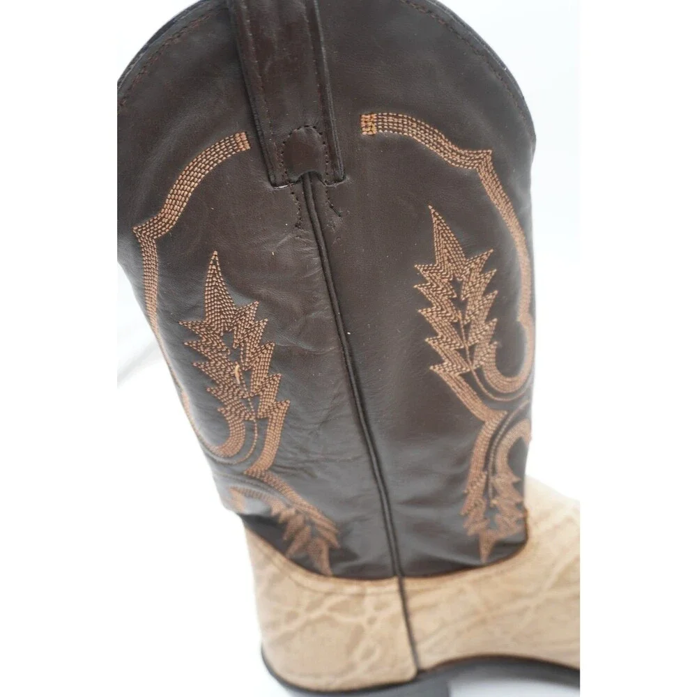 Abilene Boot Co. tan heel