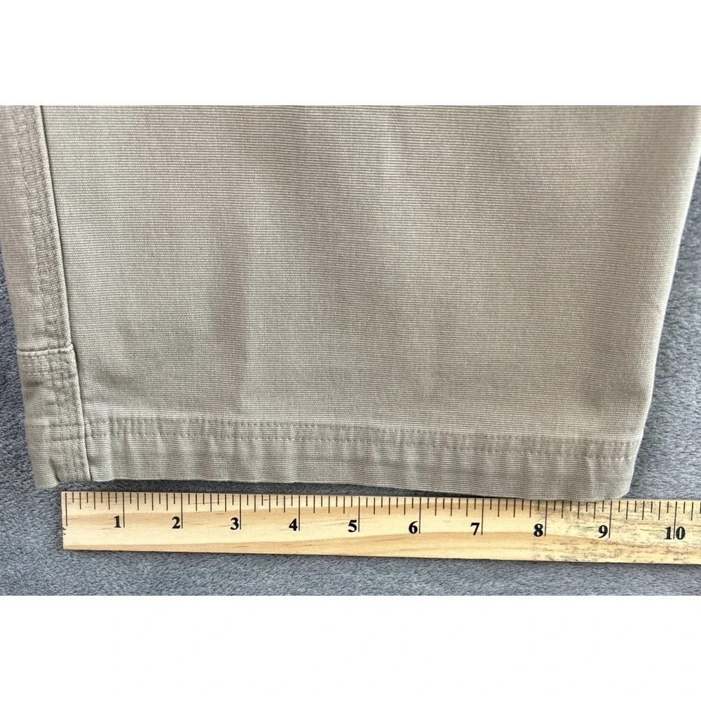 Prana‎ Breathe 36 X 32 Khaki Jeans Pants Carpenter Utility Relaxed Fit Outdoor
