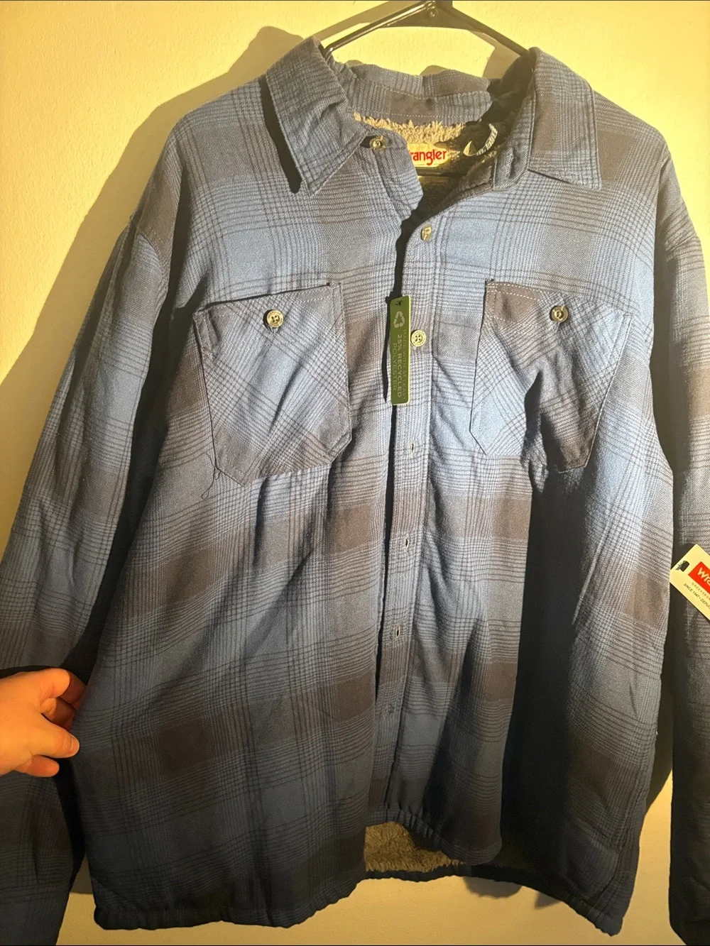 Wrangler lightweight plaid