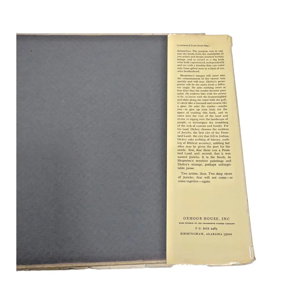 1974 Jericho, The South Beheld, H. Shuptrine & J. Dickey, 1st Huge 16