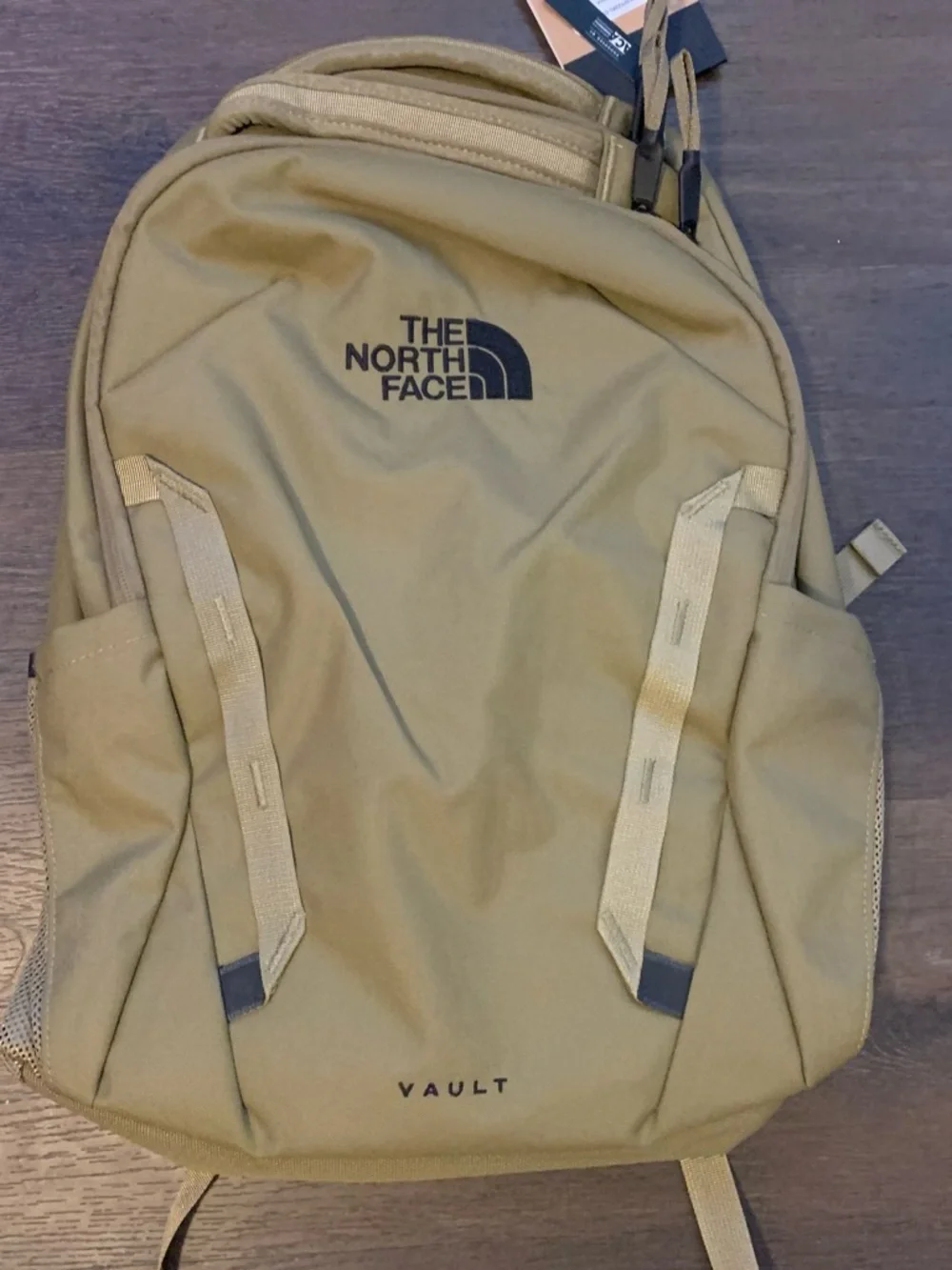 The North Face Vault Backpack in Tan