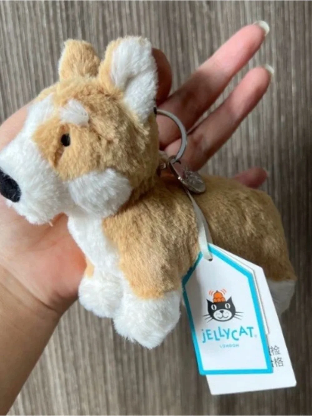 Jellycat Betty Corgi Bag Charm BNWT HTF RETIRED Asian “Dog Edition” RARE