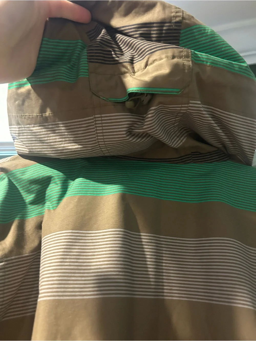 Burton striped snowboard