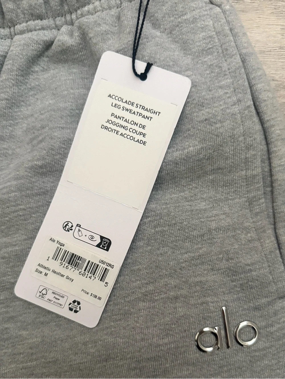 ALO Yoga heather gray
