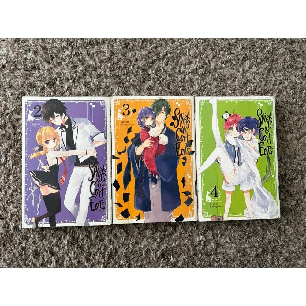 Spirits & Cat Ears, Vol. 2, 3, 4 Books Manga Paperback By Nakayama, Miyuki