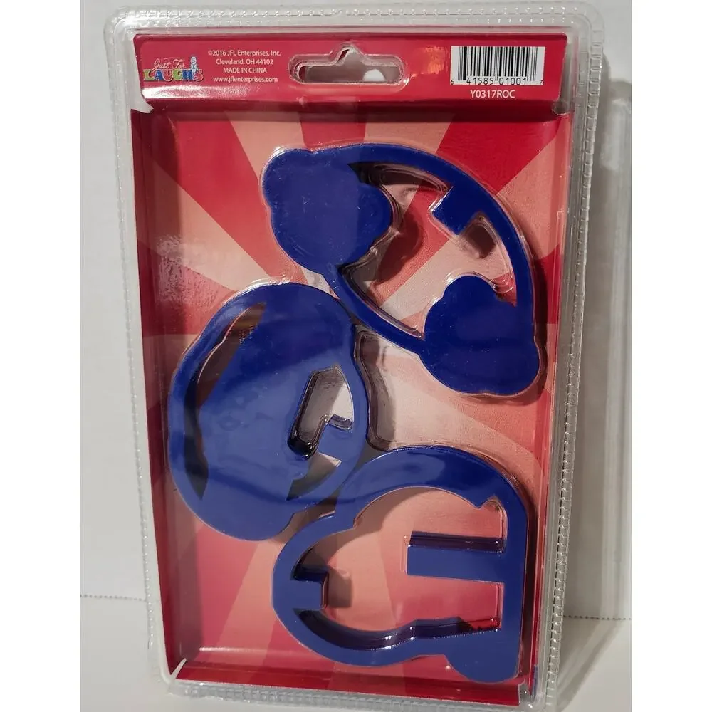 3D Cookie Cutters Lot of 3 Cat Dog Goldfish Bake Giant Cookie New Sealed