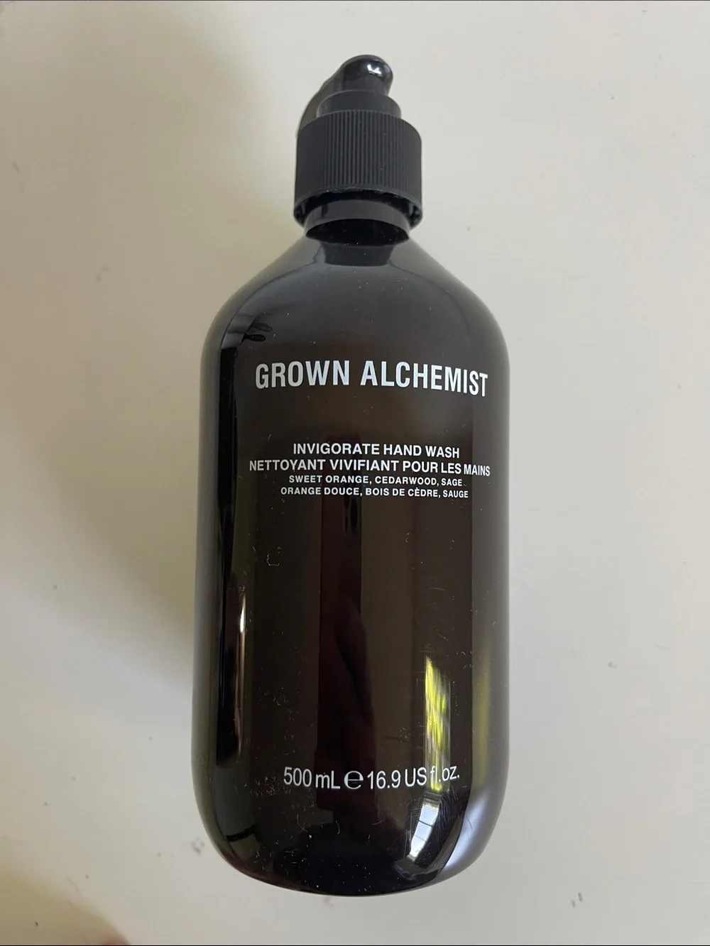 Grown Alchemist Black Pump Bottle Hand Wash
