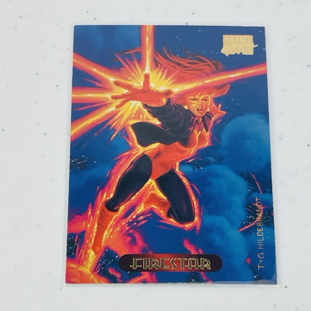 1994 Fleer Marvel Masterpieces #38 Firestar Trading Card Hildebrandt