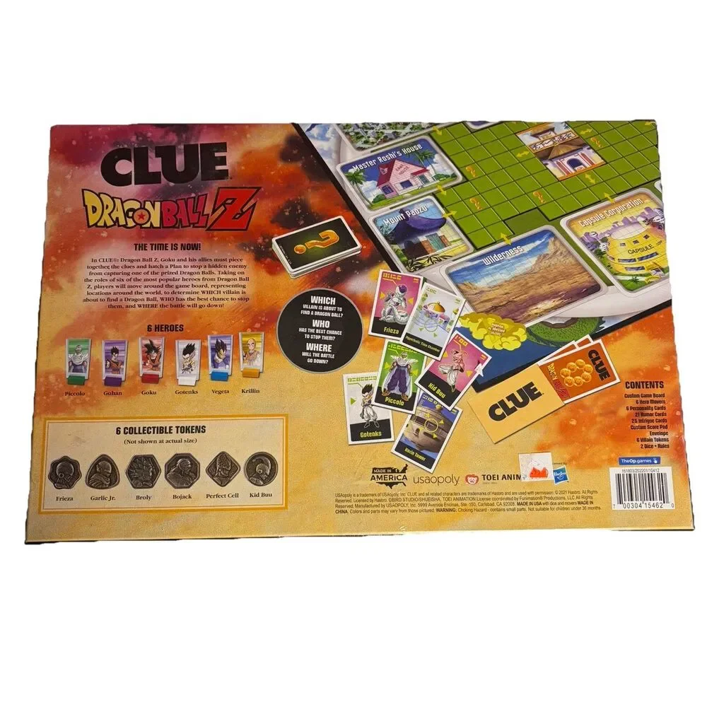 Hasbro dragonball clue