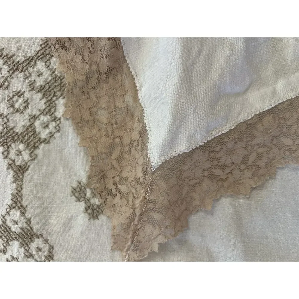 LinenTablecloth crochet features read