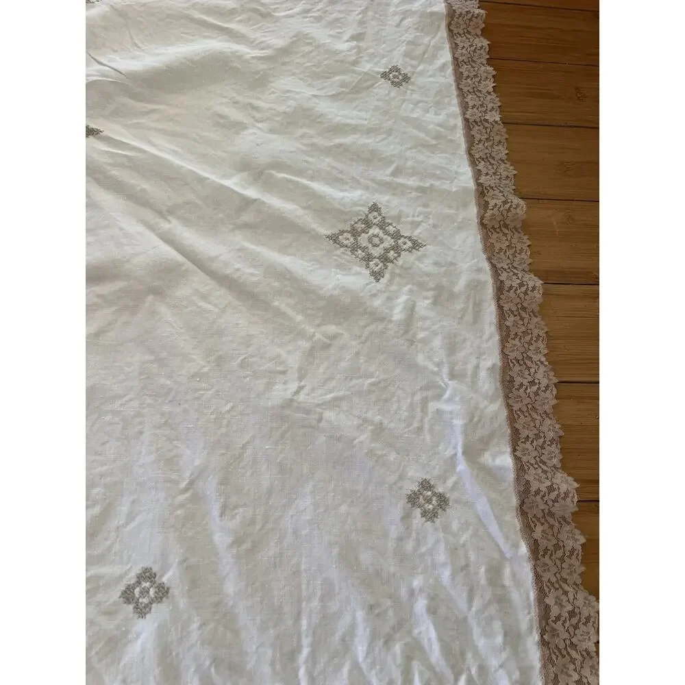 LinenTablecloth tablecloth flawed intricate