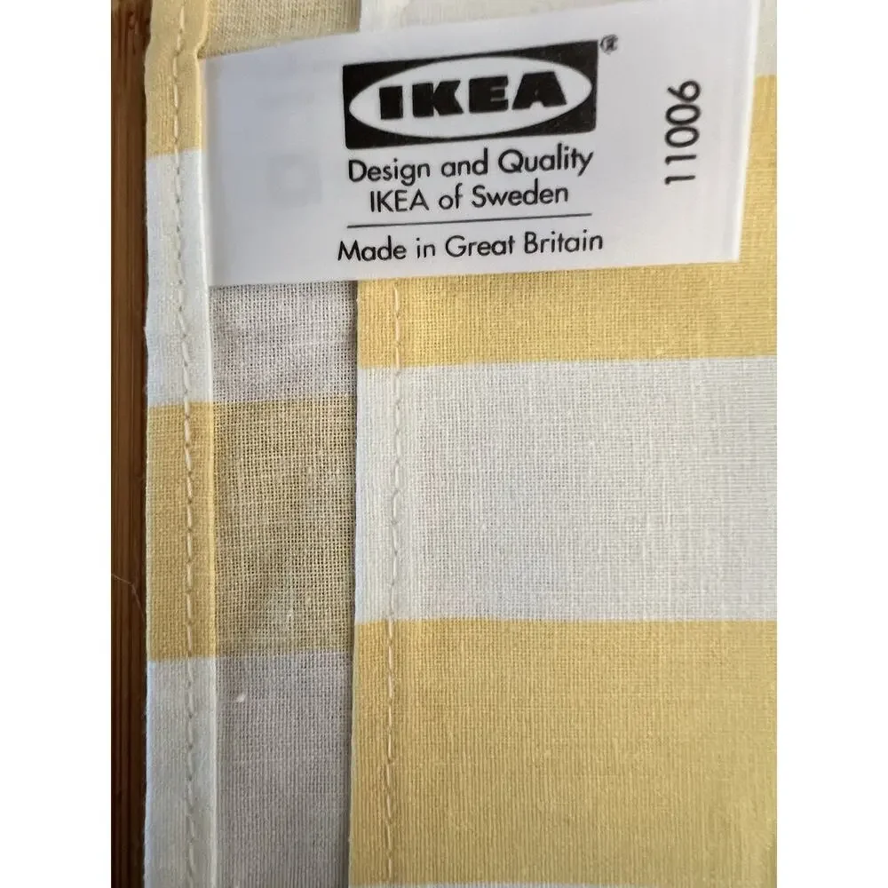IKEA UK Twin US Single Duvet Cover Floral Made In Great British Cotton 58x82 NWO