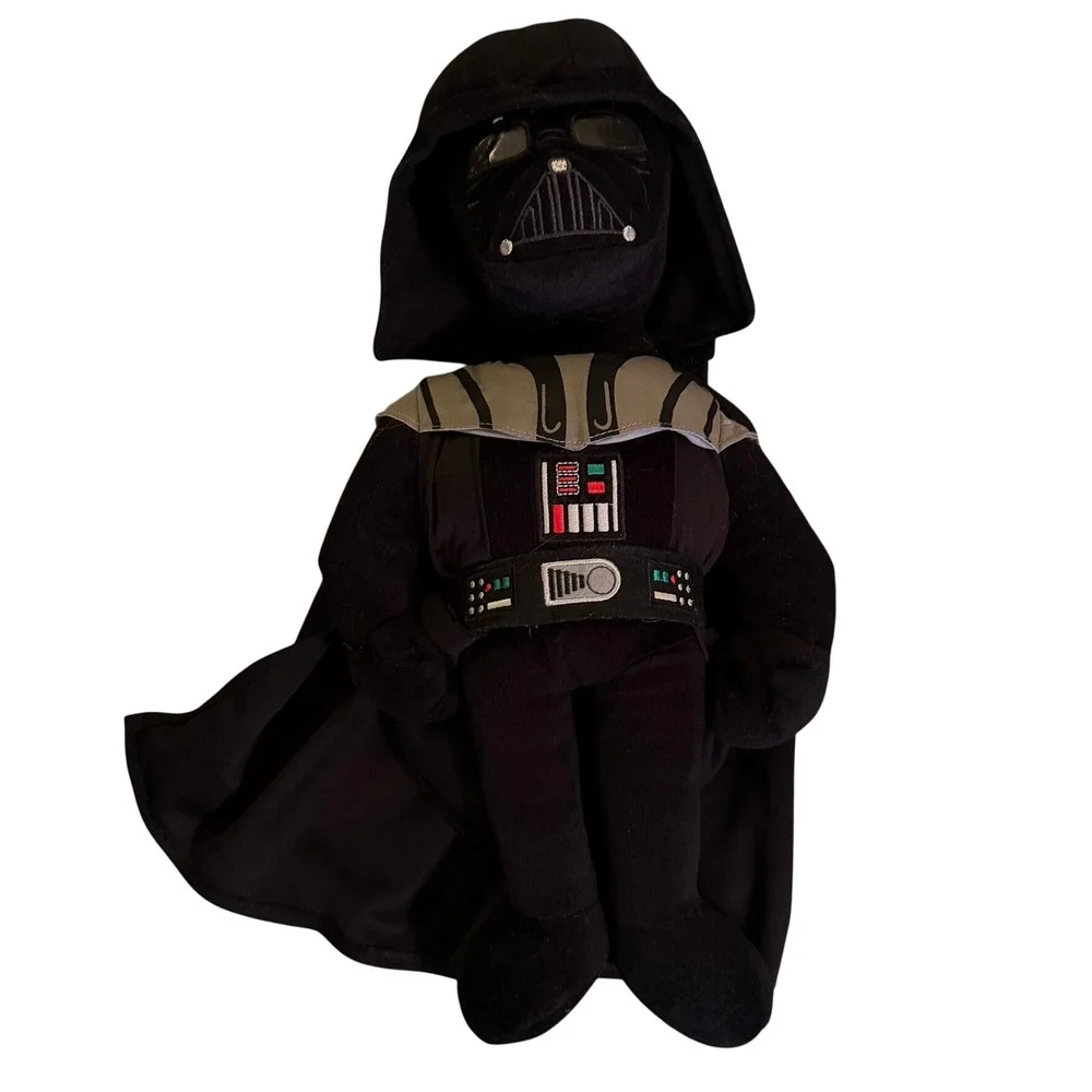 Accessory Innovations Darth Vader Plush Backpack Kids Black Star Wars Cape 19