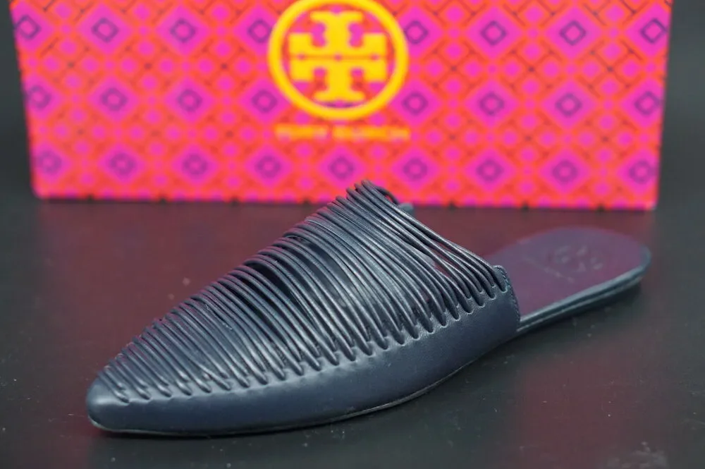 Tory Burch Sienna Woven Mules Slide Sandals Size 5.5 $298