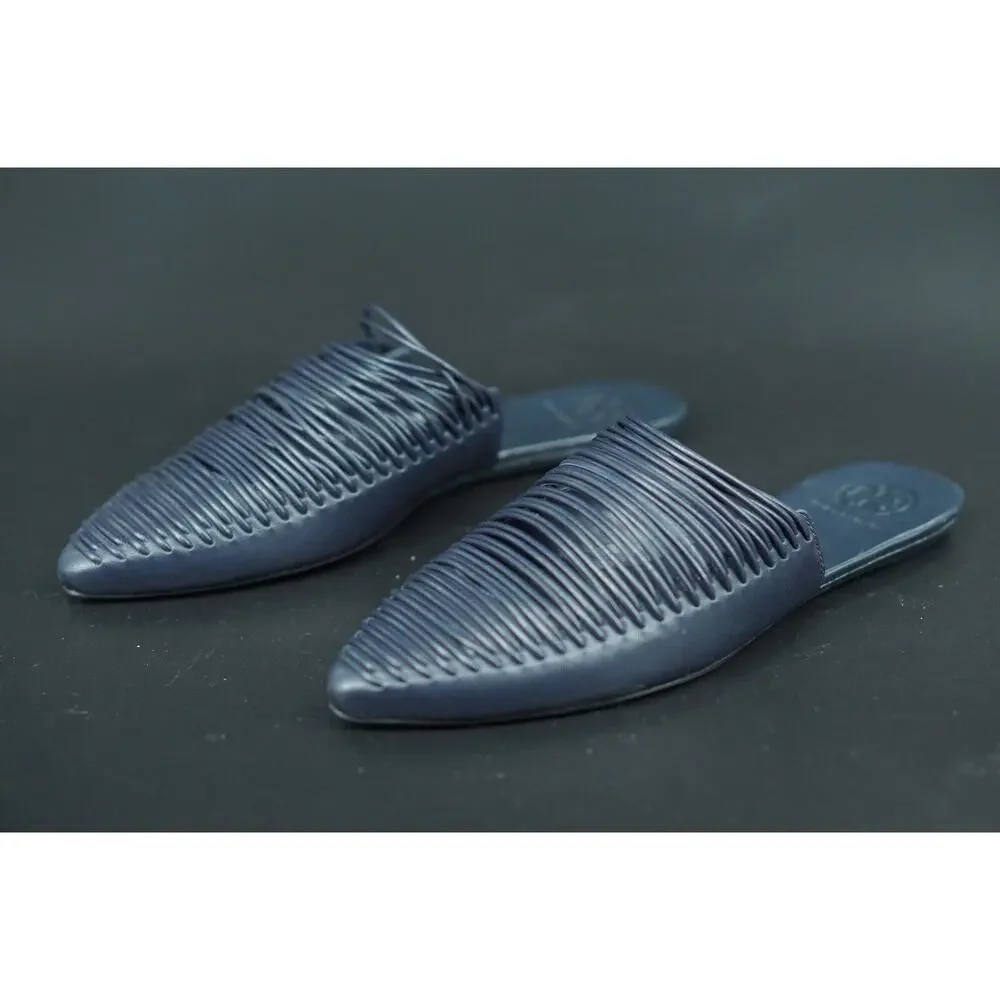 Tory Burch Sienna Woven Mules Slide Sandals Size 5.5 $298