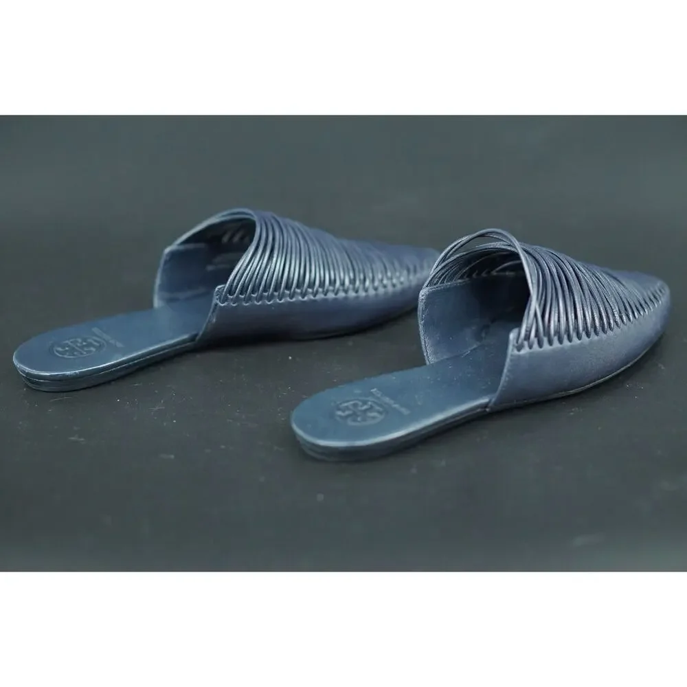 Tory Burch Sienna Woven Mules Slide Sandals Size 5.5 $298