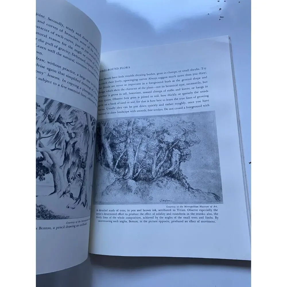 1969 Vintage The Pleasures of Sketching Outdoors Clayton Hoagland Vintage Book
