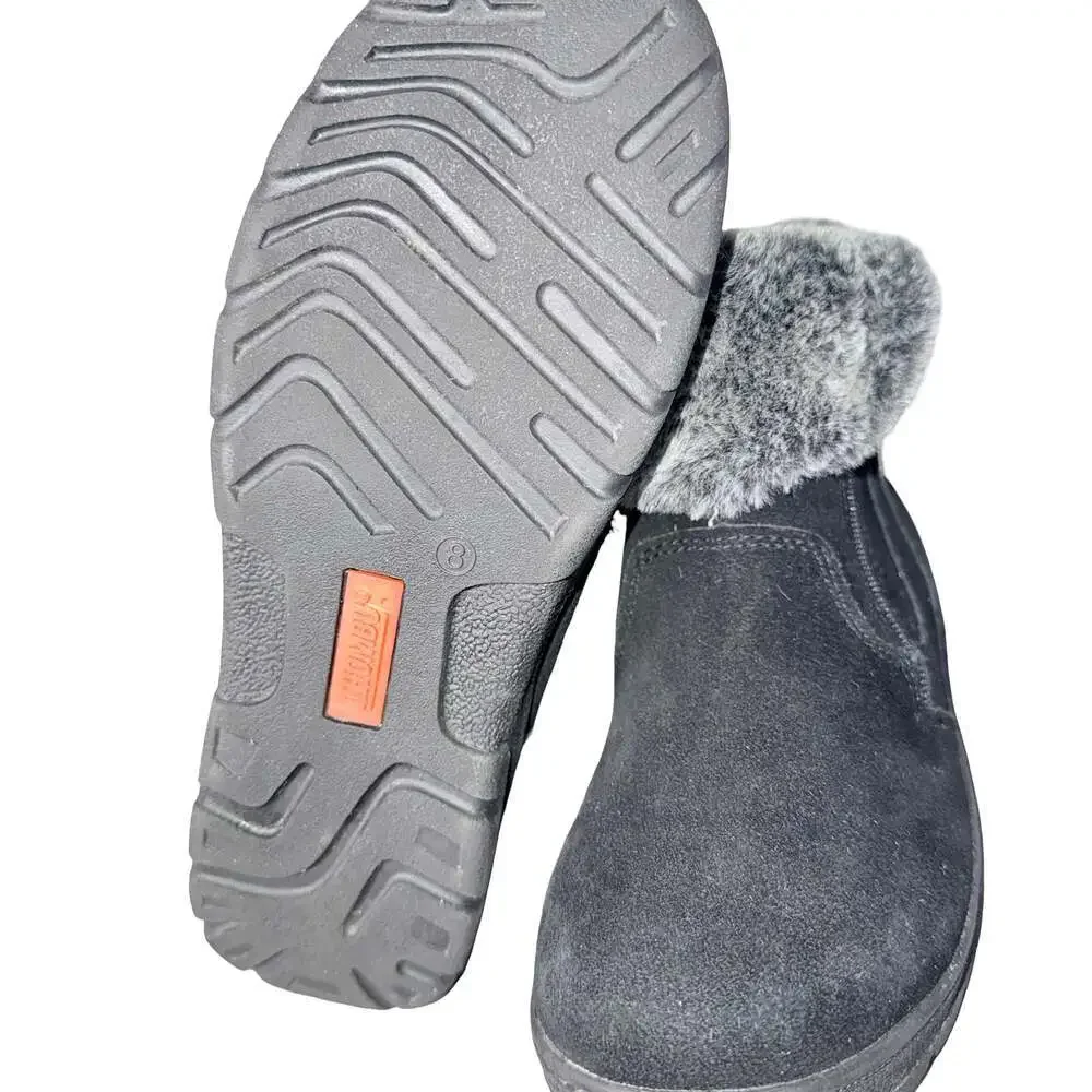 Khombu plush rubber leather