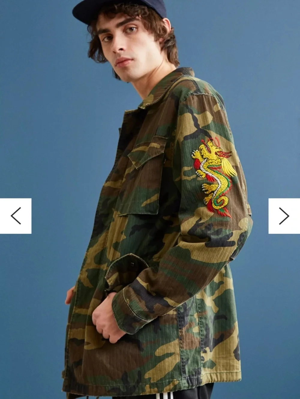 Alpha Industries Camo Dragon Tour Field Coat NWOT